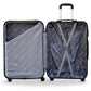 3 Pcs Travel Luggage Gray Colour SJ ABS Light Weight Hard case Trolley Bag