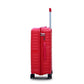 Lightweight PP Luggage | 3 Pcs Full set 20” 24” 28 inches | ASD PP Red