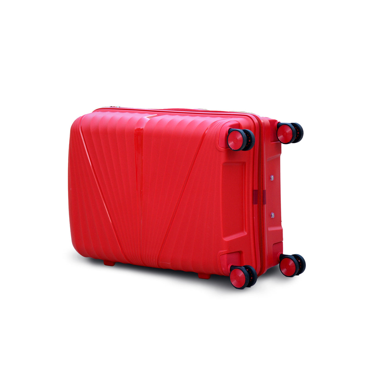 Lightweight PP Luggage Bag | 3 Pcs Set 20” 24” 28 inches | ASD PP Red