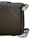 Black 4 Wheel ABS Luggage Yinton Cross Line | Carry On Baggage